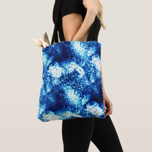Opgeslagen opzichblauw ziet er uit als gevorst gla tote bag