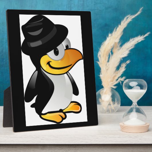 OPGESLAGEN PENGUIN FOTOPLAAT (Zijkant)