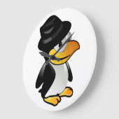 OPGESLAGEN PENGUIN GROTE KLOK (Hoek)