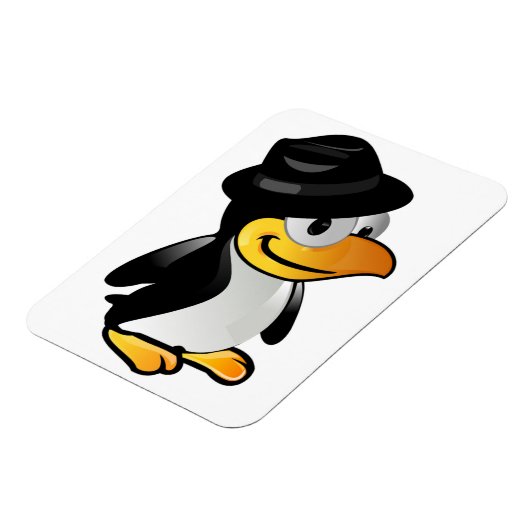 OPGESLAGEN PENGUIN MAGNEET (Linkerzijde)