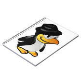 OPGESLAGEN PENGUIN NOTITIEBOEK (Linkerzijde)