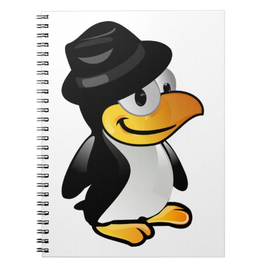 OPGESLAGEN PENGUIN NOTITIEBOEK (Voorkant)