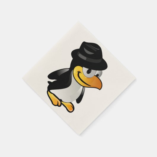OPGESLAGEN PENGUIN SERVETTEN (Hoek)