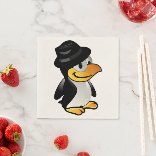 OPGESLAGEN PENGUIN SERVETTEN (Insitu)