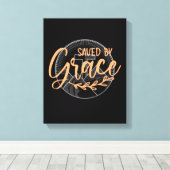 OPGESLAGEN PER GRACE CANVAS AFDRUK (Insitu (Houten vloer))