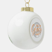 OPGESLAGEN PER GRACE KERAMISCHE BAL ORNAMENT (Links)