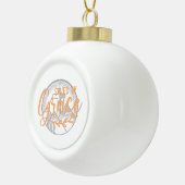 OPGESLAGEN PER GRACE KERAMISCHE BAL ORNAMENT (Rechts)