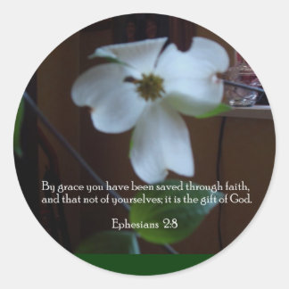 Opgeslagen Ronde Sticker