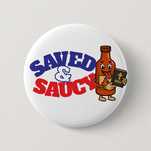 Opgeslagen & Saucy-Button Ronde Button 5,7 Cm (Voorkant)