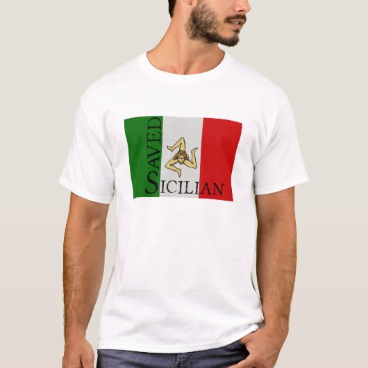 Opgeslagen Siciliaans T-shirt (Voorkant)
