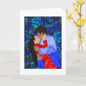 Opgesloten in het creatieve ontwerp van LeeMarie Kaart (Gele Bloem)