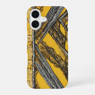 Opgesloten in mosterd AI-kunst iPhone 16 Hoesje