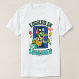 Opgesloten voor leren Alligator School T-Shirt