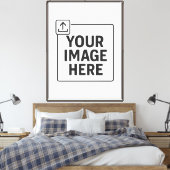 Opgespannen canvas met frame (extra groot) afdruk (Insitu (Slaapkamer))
