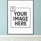 Opgespannen canvas met frame (extra groot) afdruk (Insitu (Houten vloer))