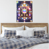 Opgespannen Canvas Print (Insitu (Slaapkamer))