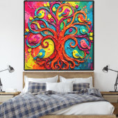 Opgespannen canvas print (Insitu (Slaapkamer))