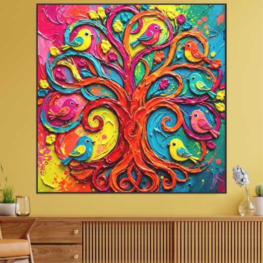 Opgespannen canvas print (Insitu (Woonkamer))