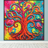 Opgespannen canvas print (Insitu (Houten vloer))