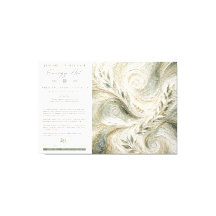 Opgespannen Canvas Print Januari — White Sage Ener