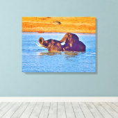 Opgespannen canvasprint canvas afdruk (Insitu (Houten vloer))