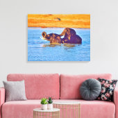 Opgespannen canvasprint canvas afdruk (Insitu (Woonkamer))