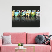 Opgespannen canvasprint canvas afdruk (Insitu (Woonkamer))
