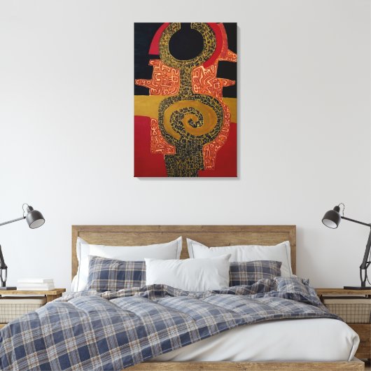 Opgespannen canvasprint canvas afdruk (Insitu (Slaapkamer))