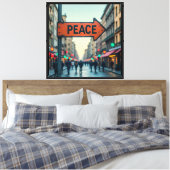 Opgespannen canvasprint canvas afdruk (Insitu (Slaapkamer))
