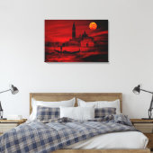 Opgespannen canvasprint canvas afdruk (Insitu (Slaapkamer))