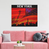 Opgespannen canvasprint canvas afdruk (Insitu (Woonkamer))