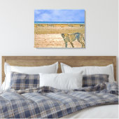 Opgespannen canvasprint canvas afdruk (Insitu (Slaapkamer))