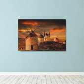 Opgespannen canvasprint canvas afdruk (Insitu (Houten vloer))