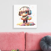 Opgespannen canvasprint canvas afdruk (Insitu (Woonkamer))