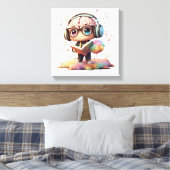 Opgespannen canvasprint canvas afdruk (Insitu (Slaapkamer))