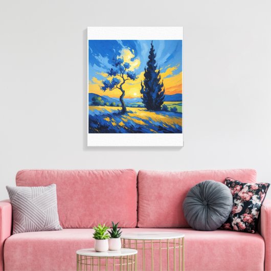 Opgespannen Canvasprint Canvas Afdruk (Insitu (Woonkamer))