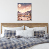 Opgespannen canvasprint canvas afdruk (Insitu (Slaapkamer))