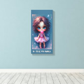 Opgespannen canvasprint canvas afdruk (Insitu (Houten vloer))