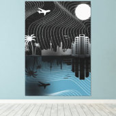 Opgespannen canvasprint canvas afdruk (Insitu (Houten vloer))
