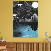 Opgespannen canvasprint canvas afdruk (Insitu (Woonkamer))