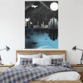 Opgespannen canvasprint canvas afdruk (Insitu (Slaapkamer))