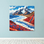 Opgespannen canvasprint canvas afdruk (Insitu (Houten vloer))