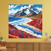 Opgespannen canvasprint canvas afdruk (Insitu (Woonkamer))