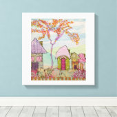 Opgespannen canvasprint canvas afdruk (Insitu (Houten vloer))
