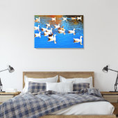 Opgespannen canvasprint canvas afdruk (Insitu (Slaapkamer))