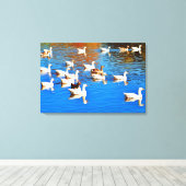 Opgespannen canvasprint canvas afdruk (Insitu (Houten vloer))