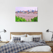 Opgespannen canvasprint canvas afdruk (Insitu (Slaapkamer))