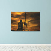 Opgespannen canvasprint canvas afdruk (Insitu (Houten vloer))