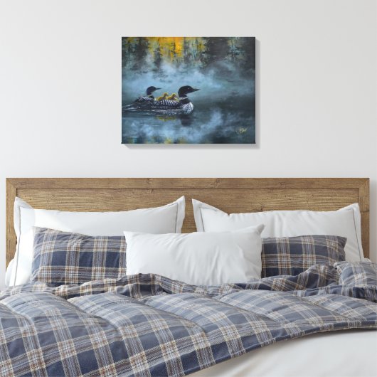 Opgespannen canvasprint canvas afdruk (Insitu (Slaapkamer))