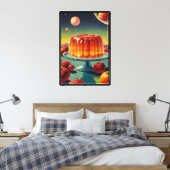 Opgespannen canvasprint canvas afdruk (Insitu (Slaapkamer))